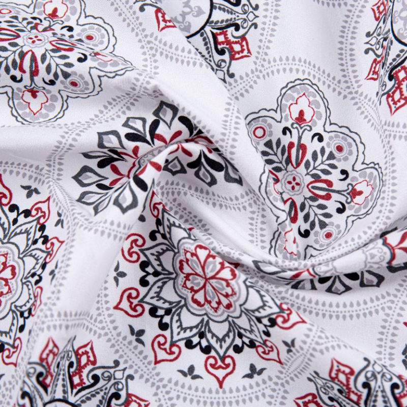100% polyester nano-geprinte stof