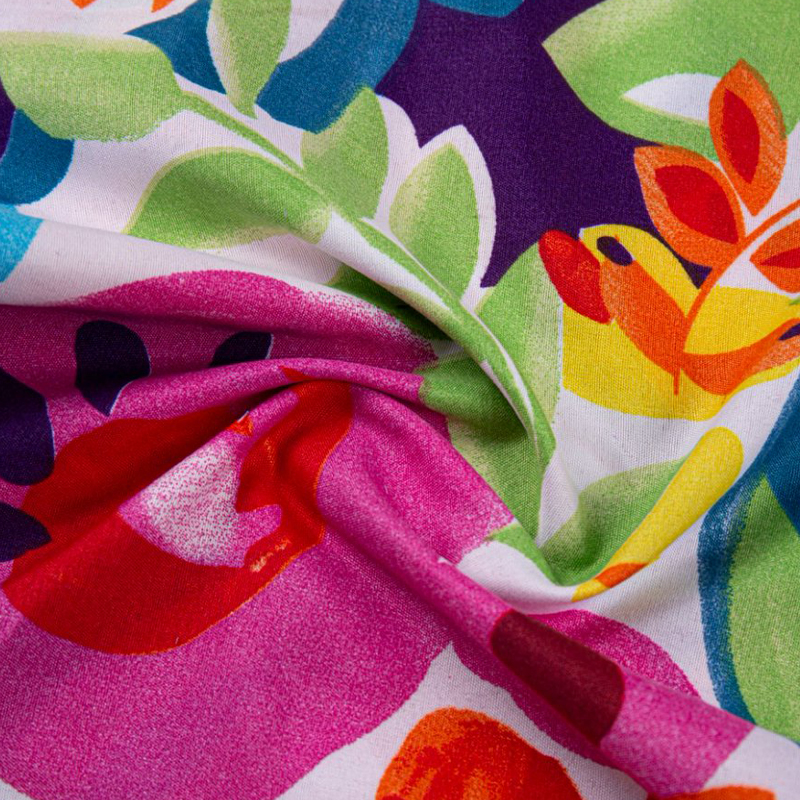 Gladde polyester pigmentdruk geborstelde stof