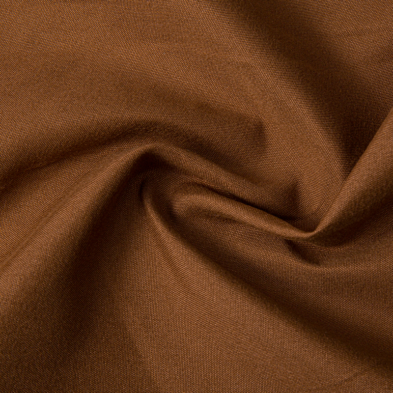 Warm bruin polyester geverfd huistextiel