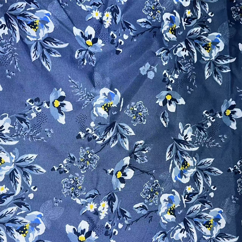 100% polyester, met pigment bedrukte stof