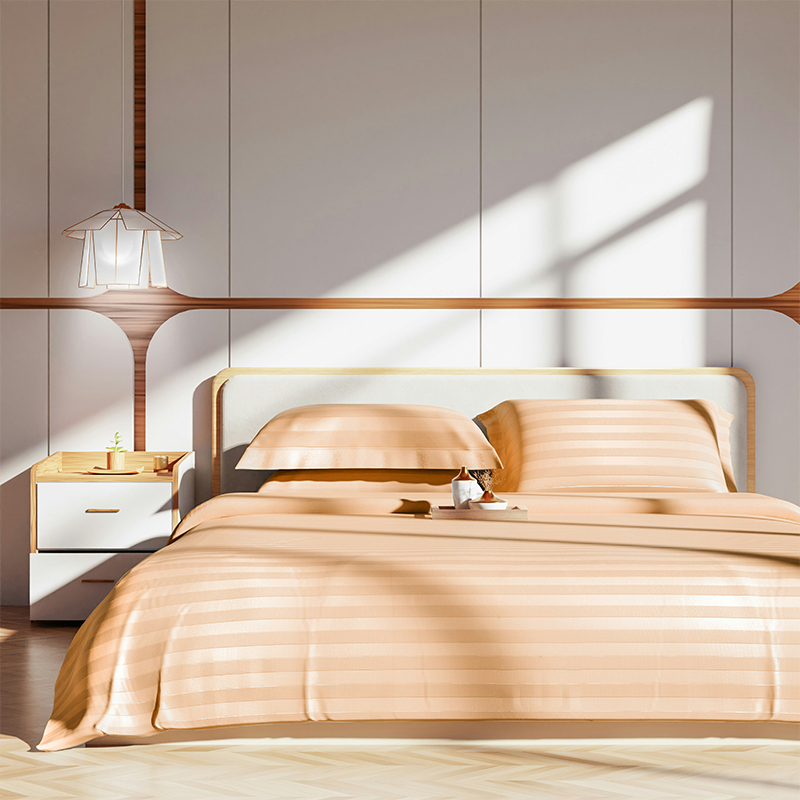 Populaire 100% polyester microvezel geverfde beddengoedsets