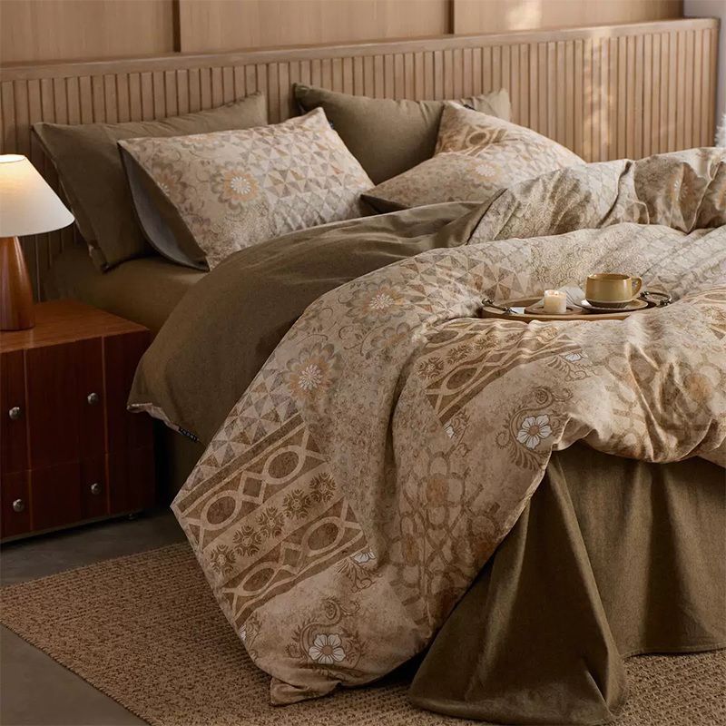 Ultrazachte 100% polyester microvezel bedrukte beddengoedset