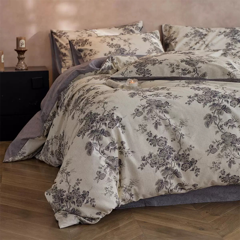 Ultrazachte 100% polyester microvezel bedrukte beddengoedset