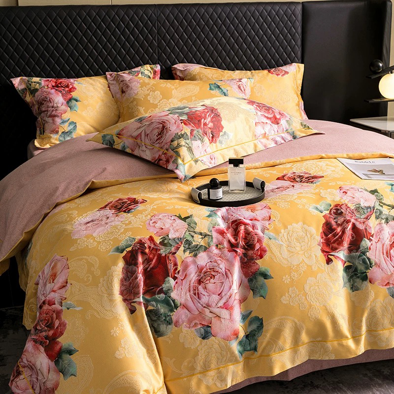 Ultrazachte 100% polyester microvezel bedrukte beddengoedset