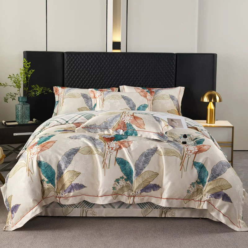 Ultrazachte 100% polyester microvezel bedrukte beddengoedset