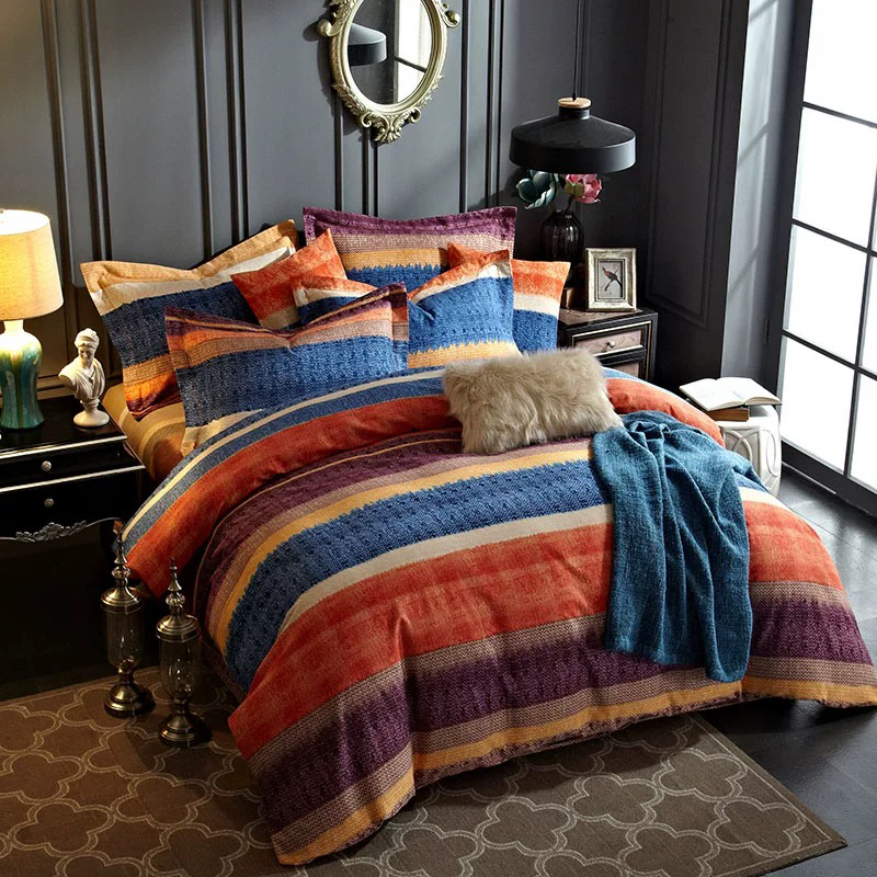 Ultrazachte 100% polyester microvezel bedrukte beddengoedset